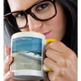 thumbnail image 2 of 3drose, Famous Fire Island New York, 15oz Two-tone Yellow Mug, 2 of 6