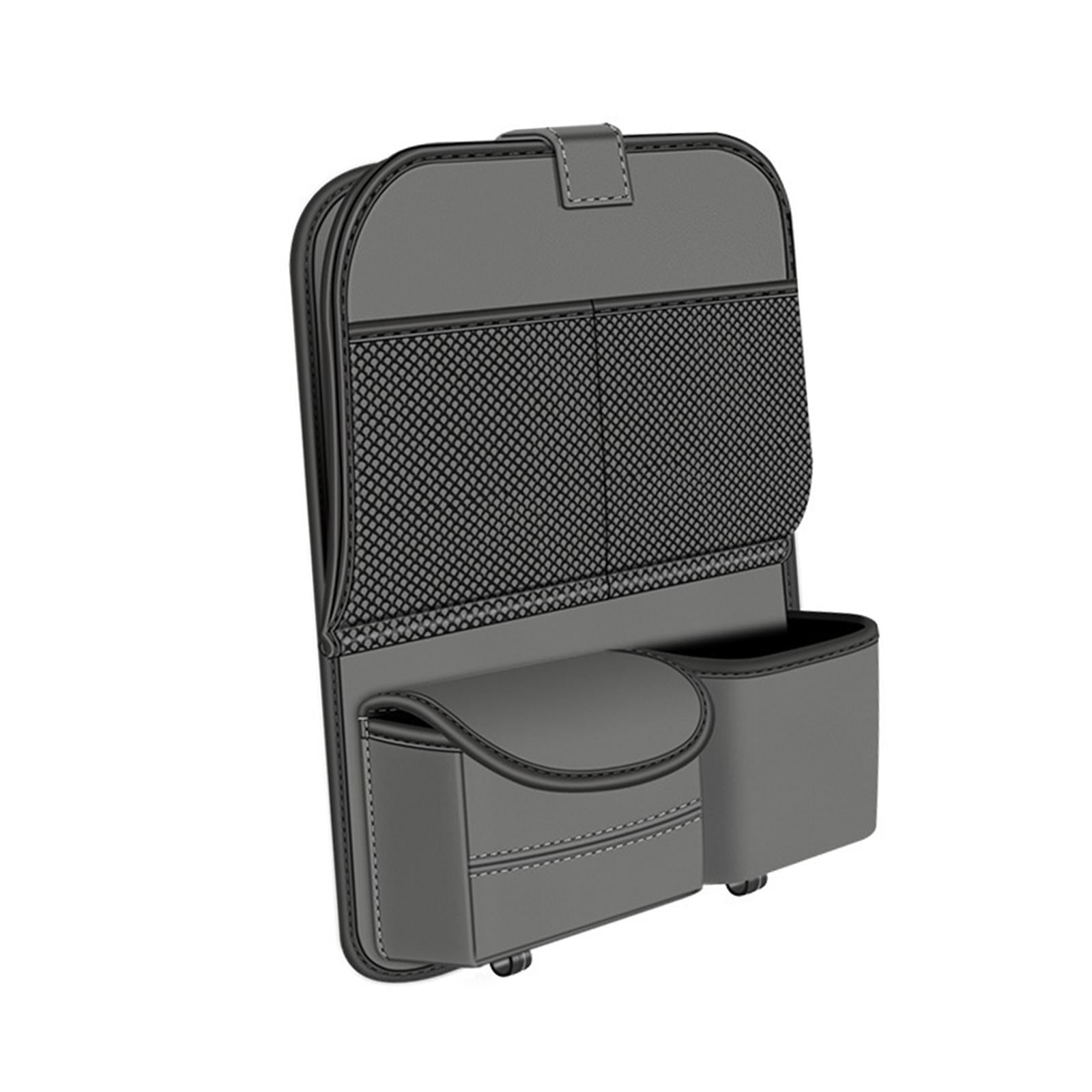jiaping Car Backseat Organizer Automotive Accessories with Foldable Table Tray Road Trip Gray