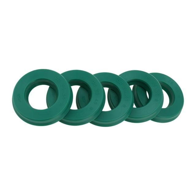 Anillo de Sello de Aceite Universal Labio UN Sello de Eje Rotativo 25x45x8mm Alta Presión TPU Verde 5 Pcs