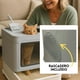 thumbnail image 5 of Kitten Arenero para Gato Cerrado con Puerta y Ventana Grande | con Rascadero y Pala para Limpiar | 48 x 38 x 36 cm | Evita Olores con Bandeja Deslizable (Gris), 5 of 8