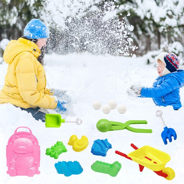 10 UNIDS Snow Snowball Maker Clip Maker Animal Shaped Castle Snow Sand Mold Tool Winter Snow Toys Kit Wmkox8yii shdjk6590