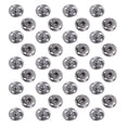 thumbnail image 4 of Sew On Snaps 50 Sets Sew On Snaps Buttons Metal Snaps Fasteners Press Studs Buttons 2 Parts Brass Press Fasteners Round DIY Craft Accessory (17mm-Black), 4 of 10