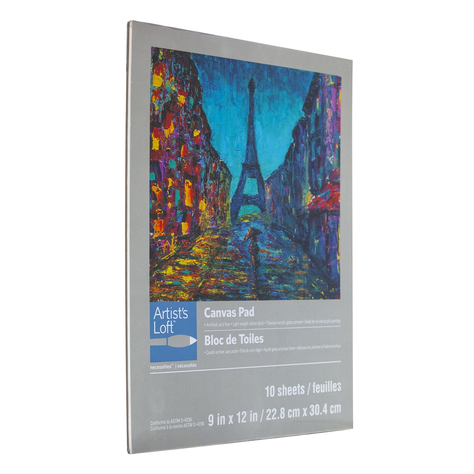 12 Pack: Canvas Pad by Artist's Loft Necessities - 9" x 12"