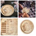 thumbnail image 2 of wileqep Bandeja de dados Farkle, bandeja de dados de madera Farkle - Juego de dados clásico Farkle, bandeja de dados para tirar para fiestas familiares, juegos de mesa de viaje, regalo para niños, 2 of 6