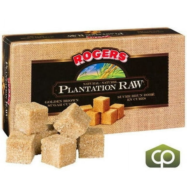 Rogers Sugar Cube Rogers Plantation Raw 500GR/1.10 LBS (12/Case)