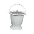 thumbnail image 5 of TOOYFUL Chamber Pot, Potty Urinal Bottle with Lid Handle, Bedside Urinal Portable Toilet Urinal Night Jug for Children Home Use White Without, 5 of 10