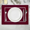 thumbnail image 1 of PiccoCasa Placemats for Dining Table with Luxury Diamond 12"x16" Red, 1 of 7
