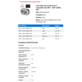 thumbnail image 2 of Front Brake Pad and Rotor Kit 6 - Compatible with 2004 - 2009 Cadillac SRX 2005 2006 2007 2008, 2 of 2