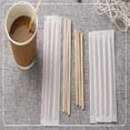 thumbnail image 6 of Wadada 100PCS Wooden Coffee Stirrers, Individually Wrapped, Wooden Beverage Mixer, 7" Coffee Stir Sticks-Biodegradable Eco-Friendly End Disposable coffee stirrer, For Coffee, Cocktail, Hot Drinks, 6 of 9