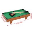 thumbnail image 3 of Table Mini Pool Table Children Kids Snooker Billiards Set Cues Balls for Indoor Sports, 3 of 8