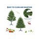 thumbnail image 5 of 4.5 ft pre-lit artificial spruce christmas tree con thickened branch tips, 200 lights, 11 lighting modes, y automatic branches con foot switch, 5 of 6