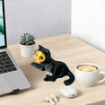 thumbnail image 4 of 3D Printed Cute Cat Pencil Holder - Desktop Home Ornament, Durable Easy-to-Clean Decor for Home/Office Stationery Storage, 4 of 6