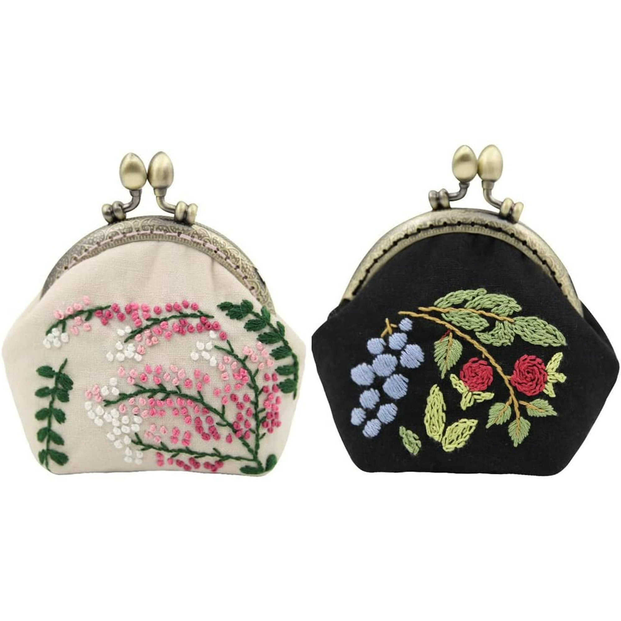 Wholesale DIY Kiss Lock Coin Purse Embroidery Kit 