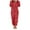 Red, variant on Towmus Women Onesies Fluffy Fleece Jumpsuits Sleepwear Plus Size Hooded Sets Pajamas Adult Winter Warm Pajamas Homewear Christmas with Pockets