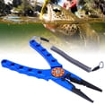 thumbnail image 2 of Bnineteenteam Alicates de prensado de Pesca Aleación de Aluminio Alicates de Pesca Azules Quita anzuelos Tijeras de Pesca con Bolsa de Transporte EOTVIA NO, 2 of 5