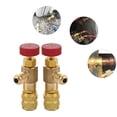 thumbnail image 5 of 2pcs Adapter Liquid Safety Valve,R410A R22,Refrigerant Control Valve,Air Conditioning Cooling Valve, 5 of 5