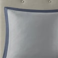 thumbnail image 2 of Ergode 8 Piece Embroidered Comforter Set - King Size, Navy, Hotel Style, Embroidered Border, Hypoallergenic, Machine Washable, 2 of 5
