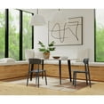 thumbnail image 4 of Creative Images Dining Table with Sintered Stone Top and Metal Black Legs, 4 of 5