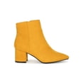 thumbnail image 2 of Women Pointy Toe Block Heeled Booties 19498, 2 of 6