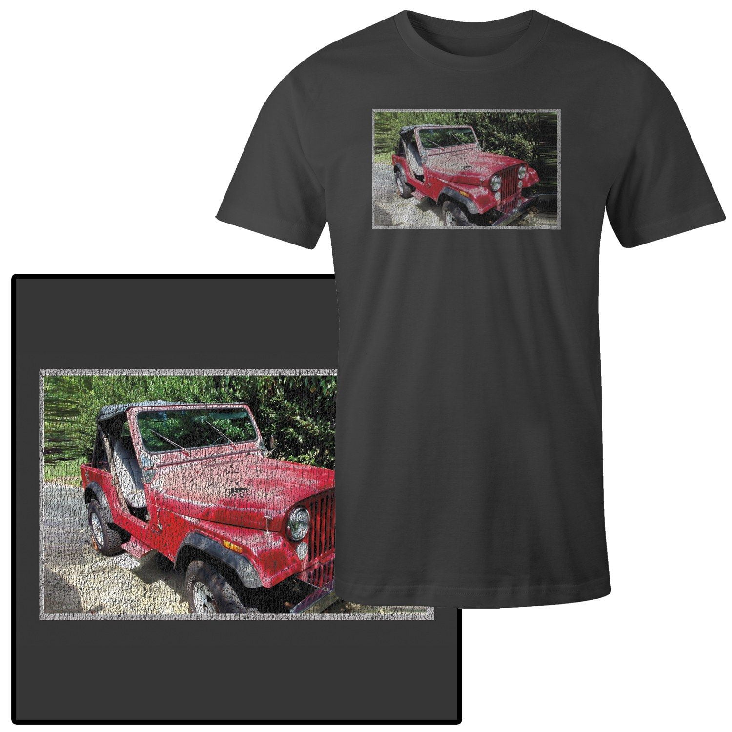 Men's Jeep CJ7 Wrangler Classic Car Off 