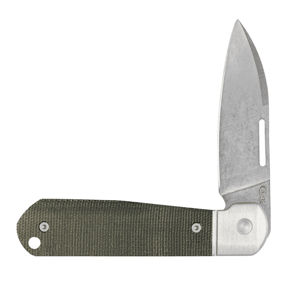 Case Knives OD Green Canvas Micarta - Sm Highbanks