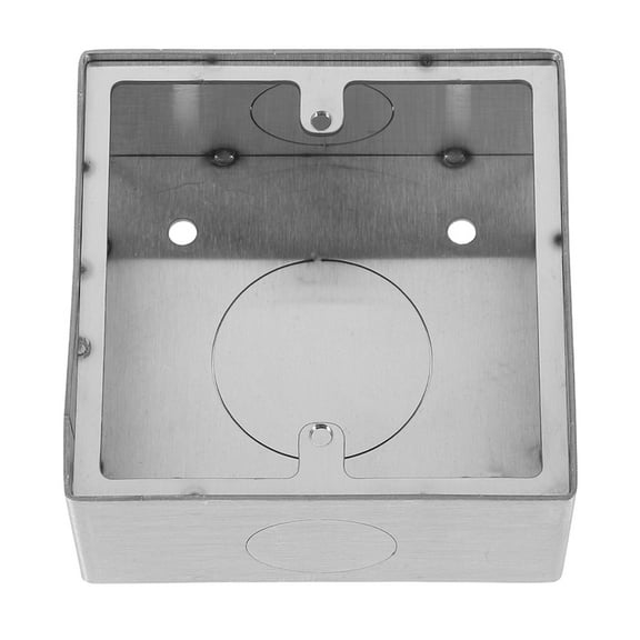 GOOHOCHY Reliable Metal Electrical Box For Convenient Use Surface Mount Outlet Practical Wall Socket Junction Box With Quick Installation