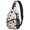 Thanksgiving Turkey Pilgrim Hat Pattern, variant on Thanksgiving Turkey Pilgrim Hat Candle Wreath Sling Backpack, Unisex Hiking Chest Pack with Side Mesh Pockets, Breathable Padded Back Gift Ideas for Travel Shopping Commuting