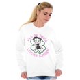 thumbnail image 4 of Betty Boop Saint Paddys Lucky Charm Women Crewneck Sweatshirt Brisco Brands X, 4 of 6