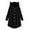 Black, variant on Ichuanyi Womens Tops, Summer Women Plus Size Button Plush Tops Hooded Loose Cardigan Wool Coat Winter Jacket