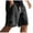 Black, variant on Dolkfu Retro Summer Mens Shorts Drawstring Classic Fit Shorts Elastic Waist Texured Mens 7 Inch Shorts L