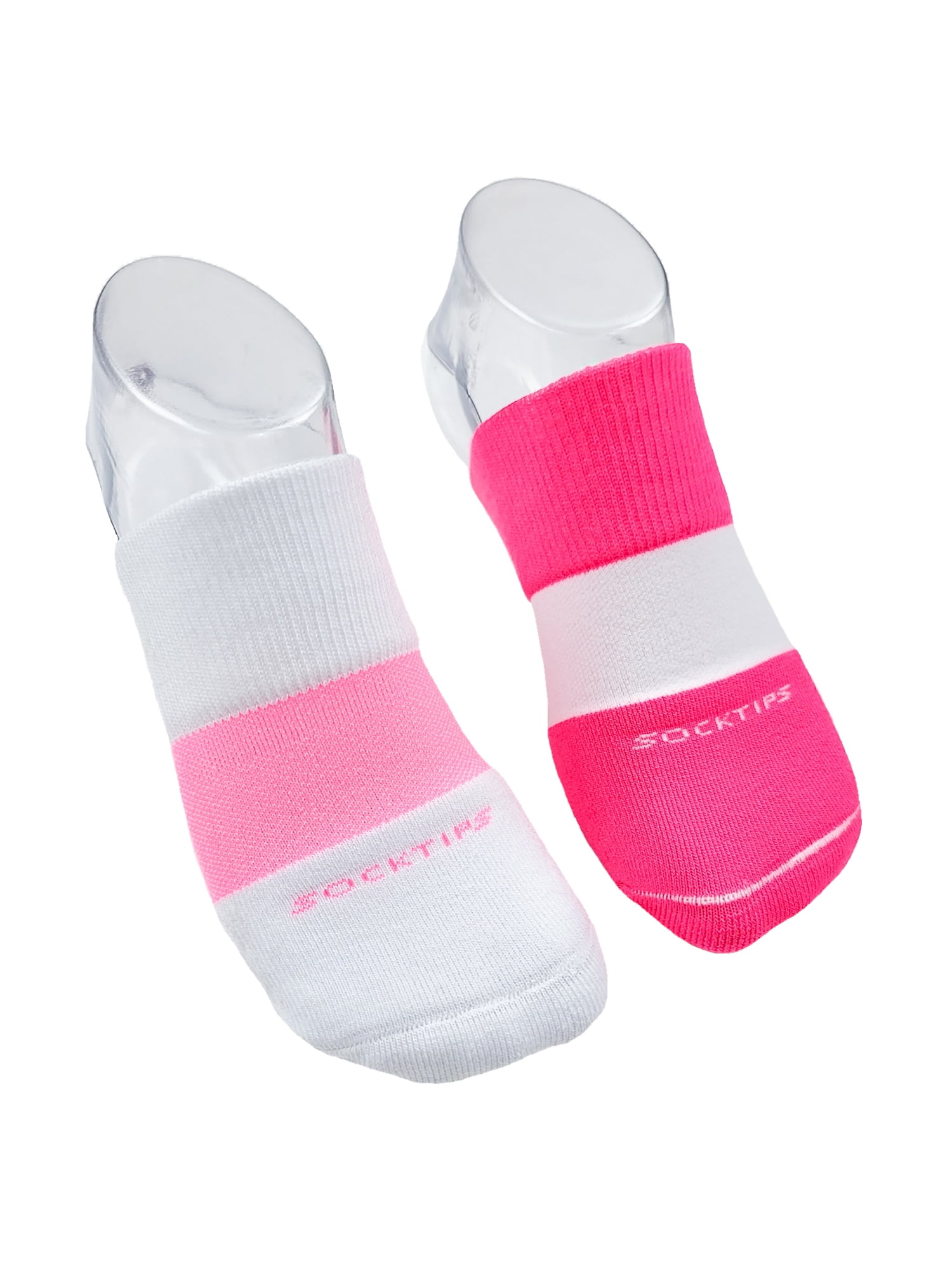 SockTips Women's and Men's Ultimate Half Sock, 2 Pack