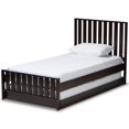 thumbnail image 3 of Baxton Studio Harlan Twin Spindle Platform Bed with Trundle, 3 of 11