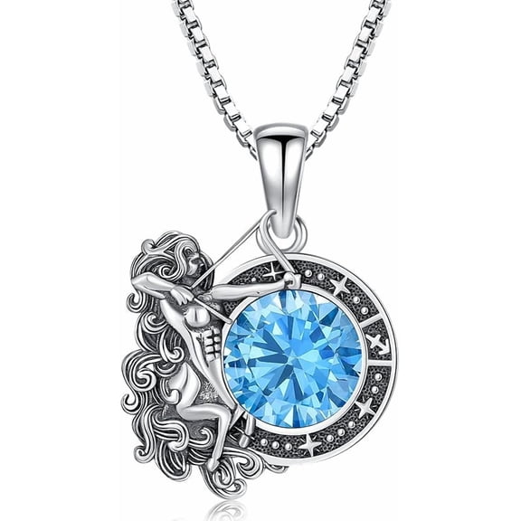 SOULMEET Zodiac Sign Necklace Celestial Constellation Necklace Horoscope Astrology Zodiac Pendant Necklace Gift for Women