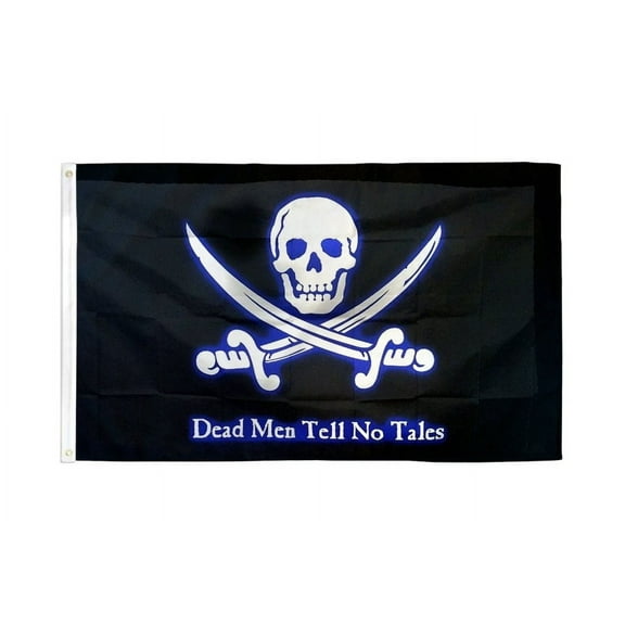 Dead Men Tell No Tales Pirate Flag 3x5ft Poly