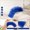 Blue, variant on Flexible Dusting Brush Multi-Purpose Duster With Hanging Hole For Ceiling Fan Blinds Corner Reusable Microfiber Long Handle Home Cleaning