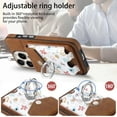 thumbnail image 4 of 2-In-1 Card Bag Wallet Magsafe Leather Case For Iphone 15 Series,iPhone 12, 4 of 7