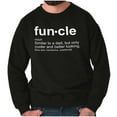 thumbnail image 3 of Funcle Fun Uncle Definition Cool Men's Big & Tall Crewneck Sweatshirt Brisco Brands 2X, 3 of 5