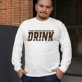 thumbnail image 4 of This Team Makes Me Drink Long Sleeve T-shirt Cleveland Football Fan Tailgating, 4 of 7