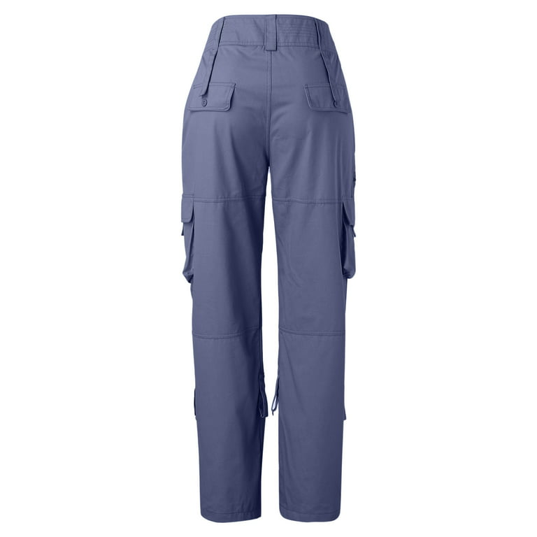 eczipvz Cargo Pants Women's Lightweight Quick Dry Striped Side Jogger  Sweatpants with Pocket Dark Blue,XL 