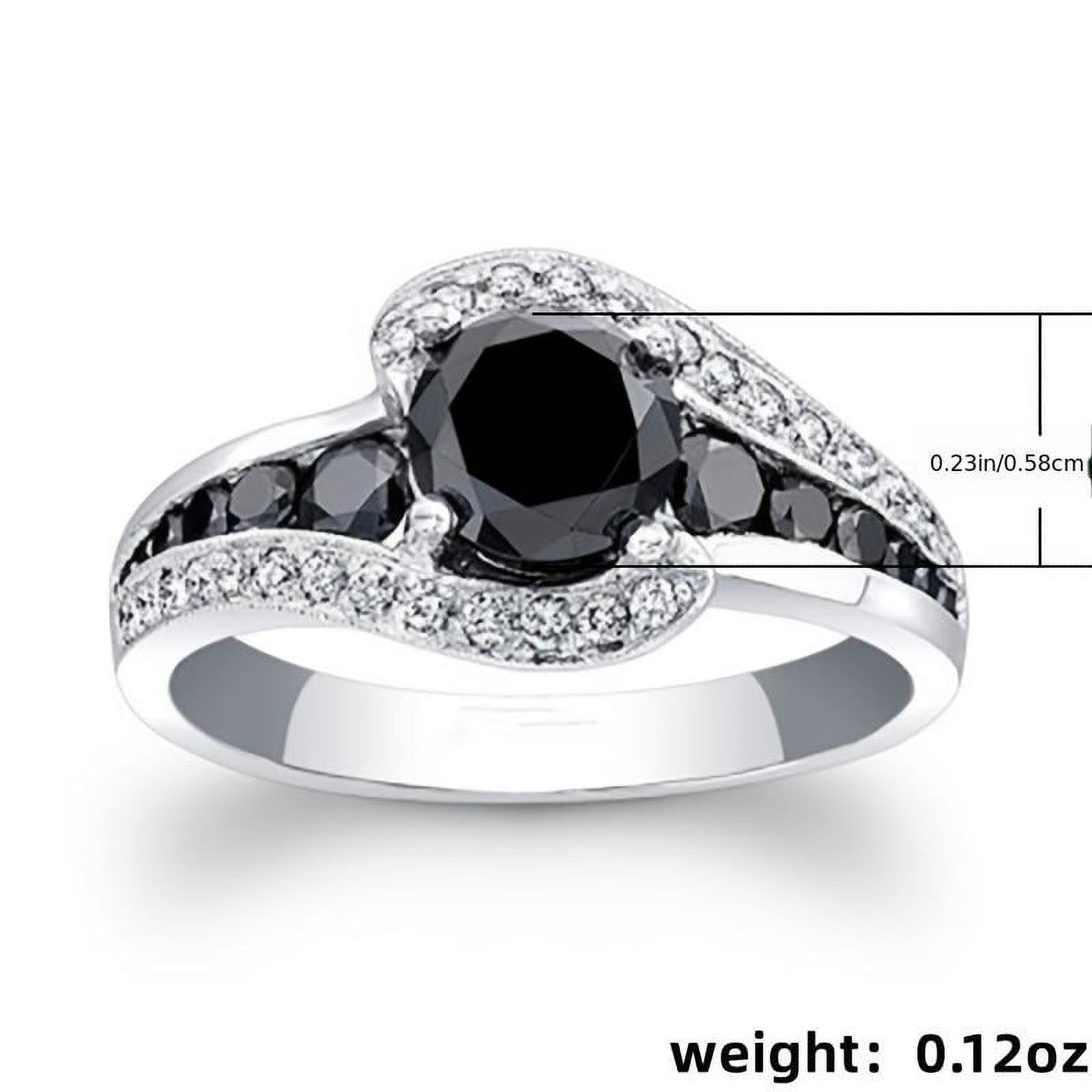 Dazzling Crystal Zircon Wedding Ring for Women - Delicate and Classic ...