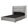 thumbnail image 2 of Recámara King Size Becca Gris Nickel con Cabecera + Box Base Cama, 2 of 8