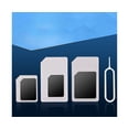 thumbnail image 4 of 4Pcs Universal Mobile Phone SIM to Micro/Standard Card Adapter Converter-White, 4 of 5