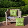 thumbnail image 3 of Outdoor Pillow Covers 20x20 Inch Set of 2 Hello Sunshine Decor Grass Green Waterproof Throw Pillow Covers Summer Outdoor Pillow Covers Decor for Patio Funiture Garden Sofa Couch 020E20, 3 of 6