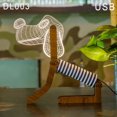 thumbnail image 1 of 3D LED Dimmable Bed Light Table Desk Reading Wood Lamp Night Light Home Decor, 1 of 6