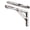 Silver-12 Inch, variant on Black 10 inches Folding Hardware Brackets, Heavy Duty Wall Mounted for DIY Workbench Shelving
