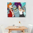 thumbnail image 6 of Futurama Characters Decorative Painting Canvas Wall Poster Art Picture Painting Gift Living Room Posters Bedroom Painting Decor, 6 of 8