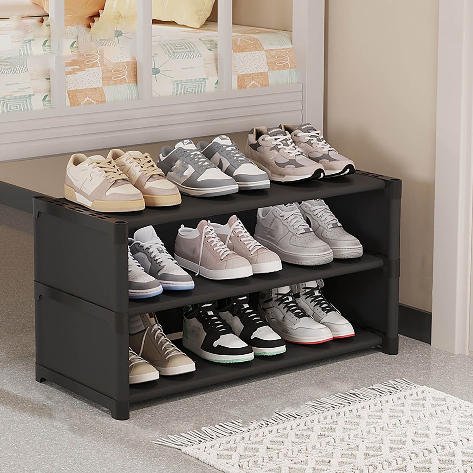 Bottom of closet shoe organizer sale