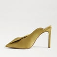 thumbnail image 3 of Sam Edelman Azalea Dark Pear Slip On Pointed Toe Bow Detailed Stiletto Pumps. (Dark Pear, 8), 3 of 5