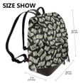 thumbnail image 2 of Disketp Dollar Mochila de Cuero para Mujer, Bolso de Espalda Antirrobo con Estilo para Viaje, Trabajo y Uso Diario, 2 of 4