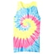thumbnail image 1 of Tapa sin mangas de tie-tinte de Gravity Threads - Neon Rainbow - Grande Gravity Threads tanque, 1 of 1